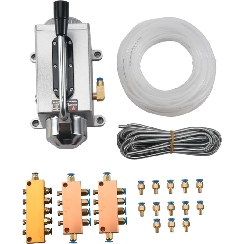 Manuelles Ölpumpe Set Schmierölpumpe Handgewandter CNC-Router-Schmierpumpe Schmierpumpe Schmierpumpe Schmiermittel