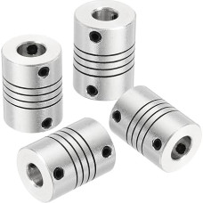 išteklių žemėlapis Lankstūs kupplungai, 6 mm bis 7 mm, Gelenkverbinder aus Aluminiumlegierung, lanksčios Wellenkupplungen, Motorkupplung für 3D-Drucker, CNC-Maschine, Motorführung, DIY-Encoder D15 x L 20 mm