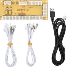 Denash PCE Universal USB Game Joystick Circuit Board Arcade Rocker Circuit Board Controller Control Board Mounting Support Laptop for Windows 98 / ME / XP / Vista