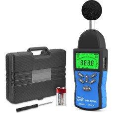 Digital Sound Level Meter, XF-882A Decibel Meter 30-130dB (A/C), Decibel Meter with Fast/Slow Time Evaluation, Sound Level Meter for Sound Quality Control