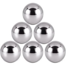 Generisch 6 rutulinių guolių rutuliukų pakuotė, tikslūs rutuliukai, 304 nerūdijančio plieno rutuliukai, guolių rutuliukai, skersmuo 16 mm - 20 mm (20 mm)