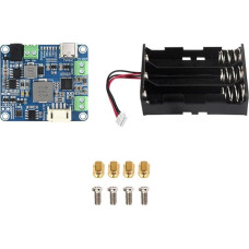 Saulės energijos valdymo modulis PCB Saulės energijos valdymo modulis + akumuliatoriaus skyrius MPPT palaiko 6V-24V saulės kolektorių C tipo 5V/3A reguliuojamo išėjimo modulį