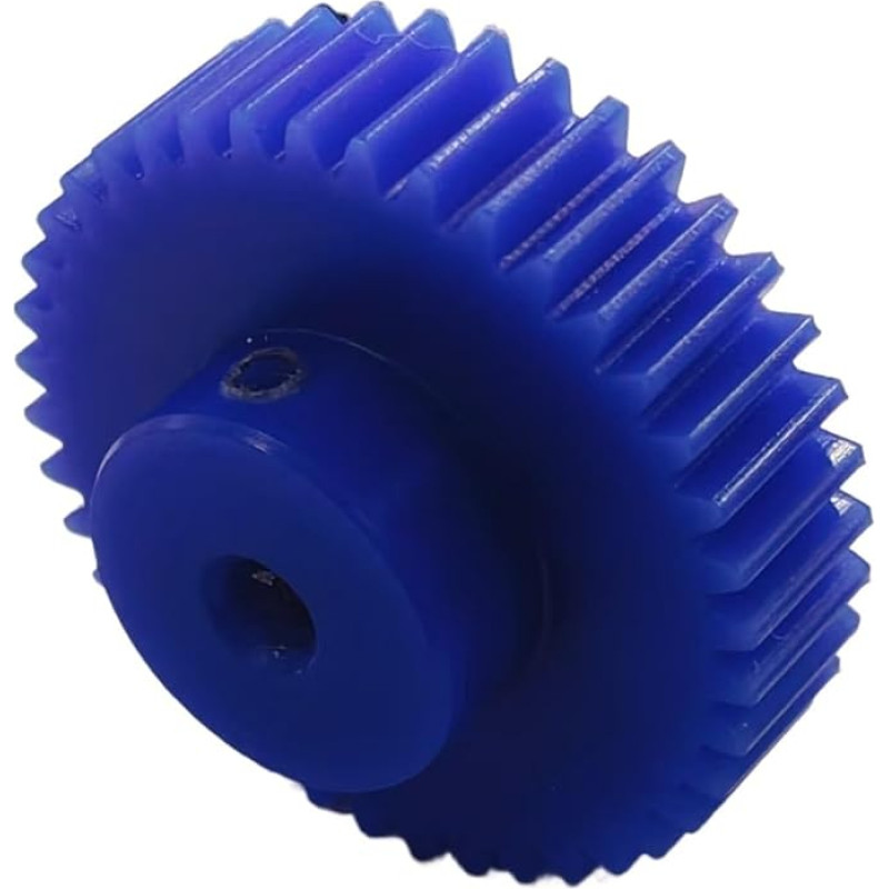 Kunststoff-Motorzahnrad, Modul 1,25, juodos spalvos nailoninis maišytuvas, 6,35 mm skersmuo, 11-19 dantukų su stufenverzahnung(13 dantukų)