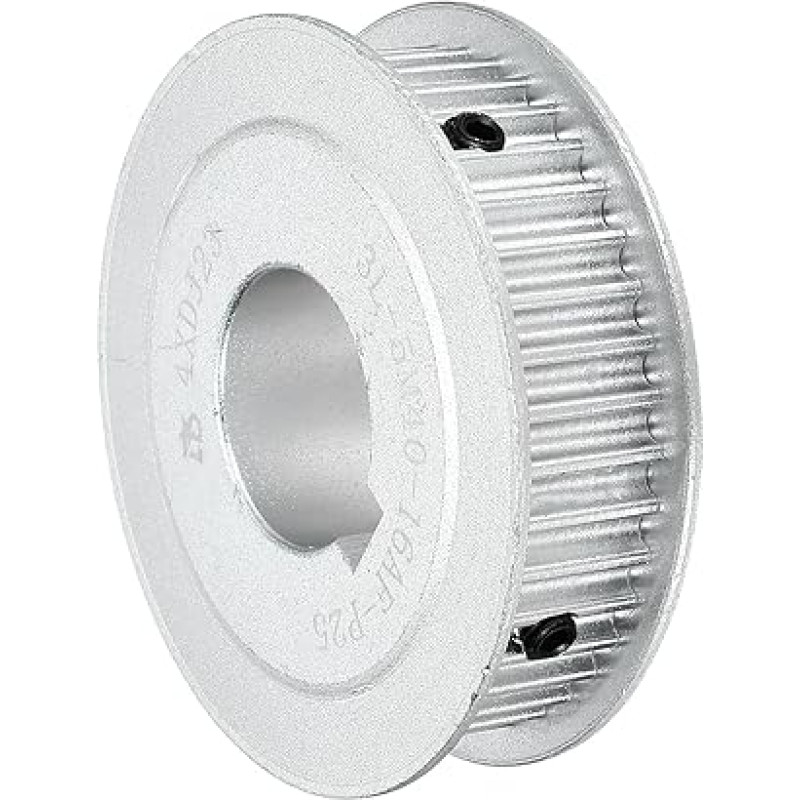 sourcing map Timing Belt Pulley Aliuminis 40 dantų 1