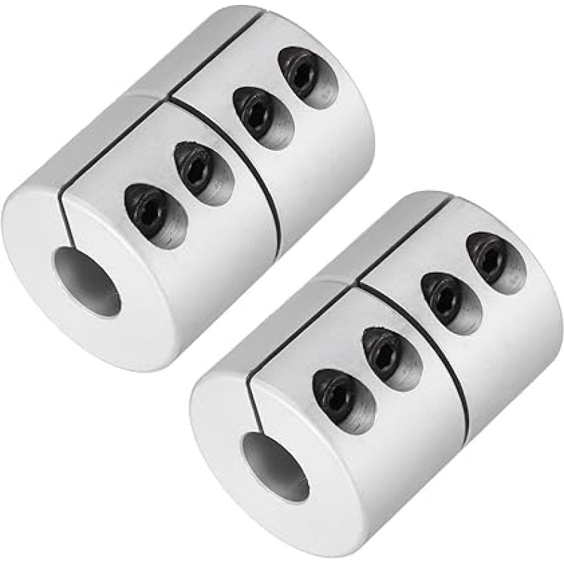 išteklių žemėlapis Wellenkupplung, 8 bis 12 mm, 45 mm Länge, 32 Durchmesser, Klemmwellenkupplung, Aluminiumlegierung, Gelenkverbinder, Schrittmotor-Kupplung für 3D-Drucker, CNC-Maschinen, DIY-Encoder