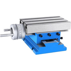 Lathe Milling Table 7.3 x 4 Inches, Work Table with Sliding Sledge for All Drill Stands, Table Drills and Milling Machines