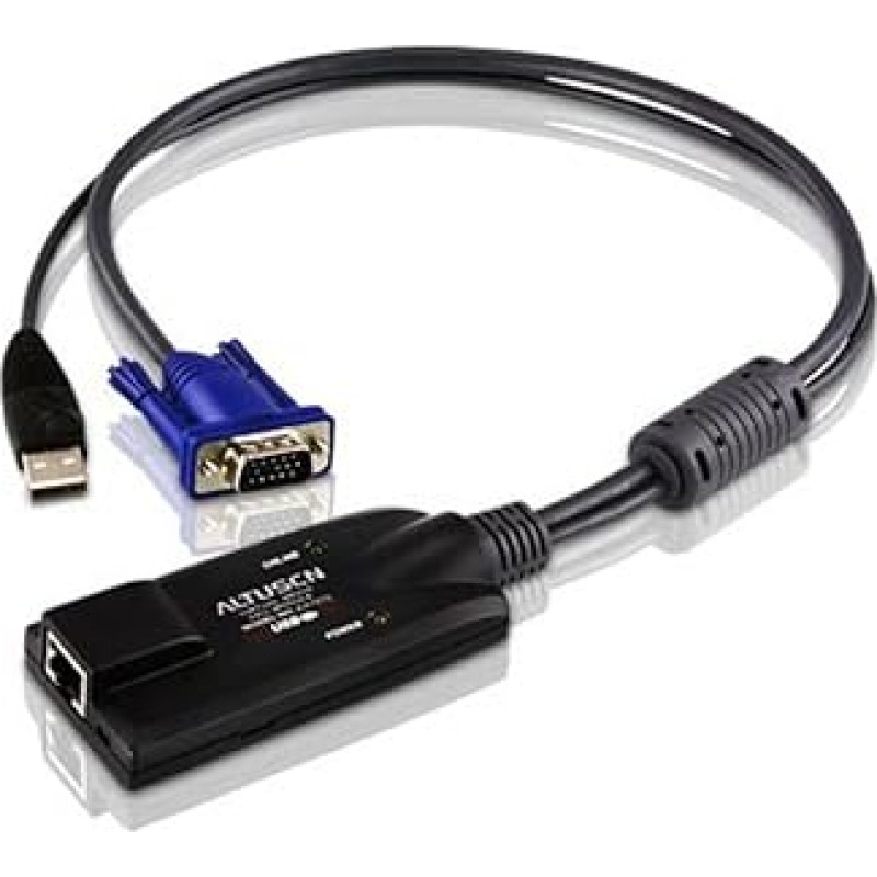 ATEN KA7570 USB KVM adapterio kabelio CPU modulis, skirtas KH serijos KVM komutatoriams - juodas