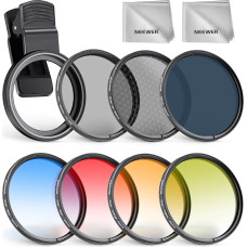 NEEWER 52 mm ND filtrų rinkinys, 7 pakuotės, suderinamas su 