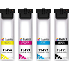 T9451-T9454 spausdintuvų kasetės, suderinamos su Epson T9451 T9452 T9453 T9454 rašalo kasetėmis, skirtomis Workforce Pro WF-C5210 WF-C5290 WF-C5710 WF-C5210DWF WF-C5290DWF WF-C5710DWF WF-C5710DWF WF-C5710DWF