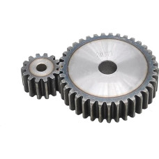 Zahnräder Ritzel, 1 Stück 1 Modul 30 Zähne Kohlenstoffstahl-Stirnrad mit abgestufter Plattform, Kraftübertragungs-Stirnräder for Zahnstangen, 1 Modul 30 Zähne (Dydis : 80 dantų)