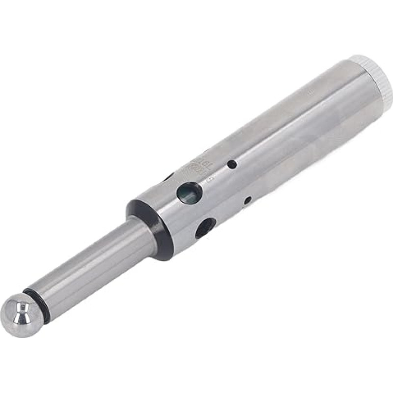 EVTSCAN 120 mm nerūdijančio plieno optinis briaunų ieškiklis su LED lemputėmis ir garso signalu, 10 mm zondas, 16 mm kotas, skirtas CNC frezavimui, tekinimo darbams, tiksliam apdirbimui, metalo apdirbimui, medžio apdirbimui