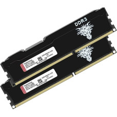 DDR3 16GB Kit (8GBx2) Desktop RAM 1866MHz PC3-14900 UDIMM Non-ECC Unbuffered 1.5V 2Rx8 Dual Rank 240-Pin CL13 PC Computer Memory Upgrade Module Memory Kit (Black)