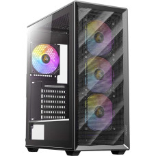 ANTEC AX85 ARGB kompiuterio korpusas Midi Tower Gaming ATX Black