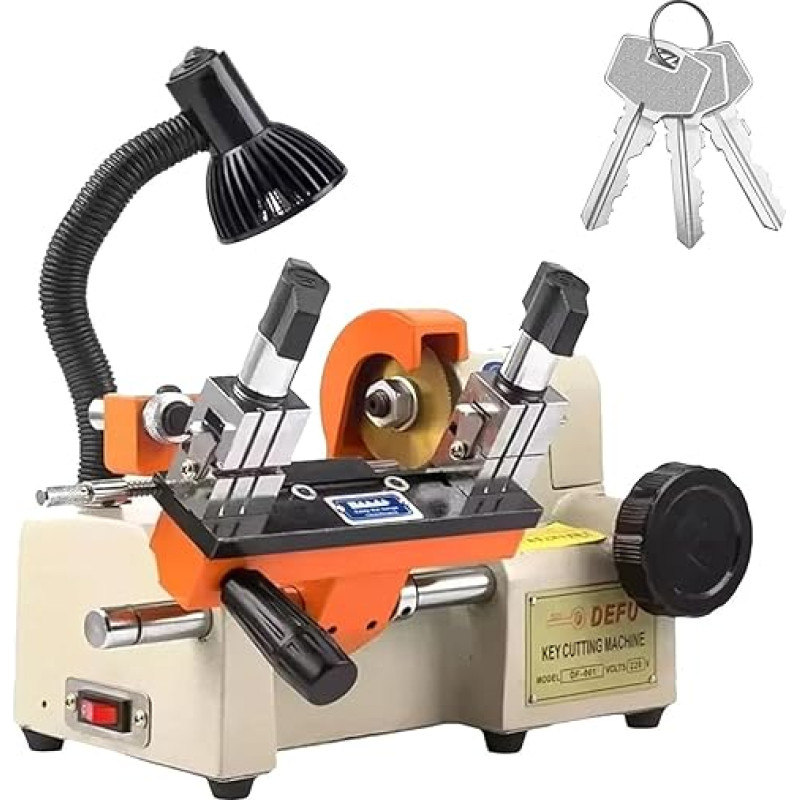 Schlüsselkopiermaschine, Automatischer Schlüsselhersteller, Schlüsselproduktion mit LED-Anzeige, Lampenschirm mit LED-Leuchtmittel, Schneidemaschinen, Flexibel und mobil