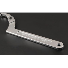 Fdit Hohe Härte Hakenschlüssel für Runde Kappen, Tragbarer Chromstahlstahl C Wanadium (Vierkantkopf 2