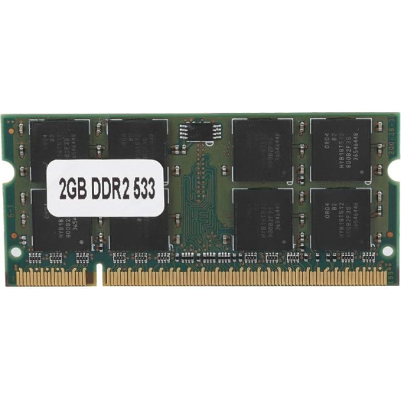 2 GB DDR2 atmintis, didelė atminties sparta 533 MHz 2 GB RAM DDR2 PC2-4200 atmintis nešiojamiesiems kompiuteriams, 200 kontaktų nešiojamųjų kompiuterių atmintis RAM nešiojamųjų kompiuterių atmintis 