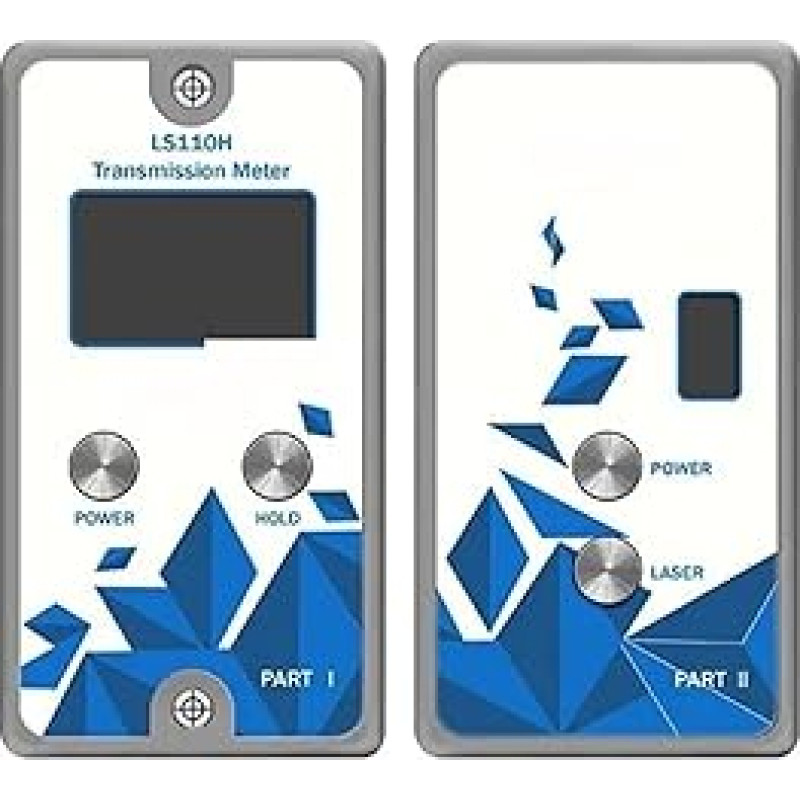 UV matavimo prietaisas, LS110H Split Transmission Meter Lichtdurchlässigkeitstester IR 1400 nm VL 550 nm UV 365 nm Išmanusis saulės plėvelės pralaidumo matuoklis
