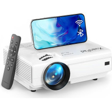2025 XuanPad Improved WiFi Bluetooth Mini Projector, 25000L Mini Projector HD 1080P Supported, Home Cinema Video Projector Compatible with TV Stick/HDMI/USB/AV/Laptop/iPhone/Android