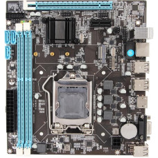 H61 LGA 1155 Desktop Motherboard Micro ATX Gaming Motherboard I3, I5, I7 Pentium Celeron, Dual Channel DDR3 HDMI VGA 1000M LAN, SATA 2.0, USB, M.2 NVMe NGFF
