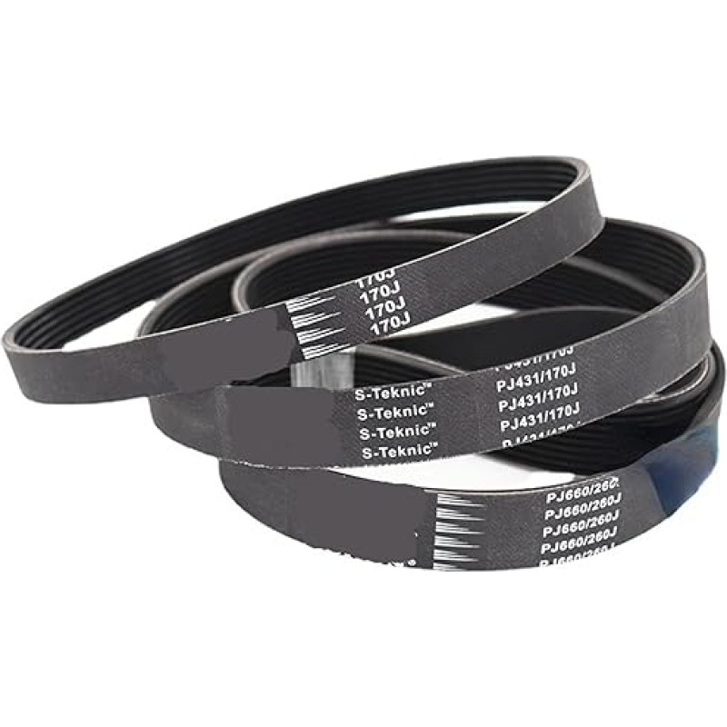 Keilriemen-Antriebsriemen for Laufbänder 230J/PJ584 240J/PJ610 3/5 Rippen, Gummi, Mehrrillenriemen, Mehrkeil, Laufband, Motorrad, Fitness(5ribs,260J-PJ660)