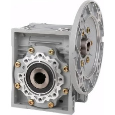 NMRV090 Schneckengetriebe-Drehzahlminderer 90B5 Flansch mit 24 mm Eingangswelle 35 mm Ausgangsbohrung Metallgetriebe
