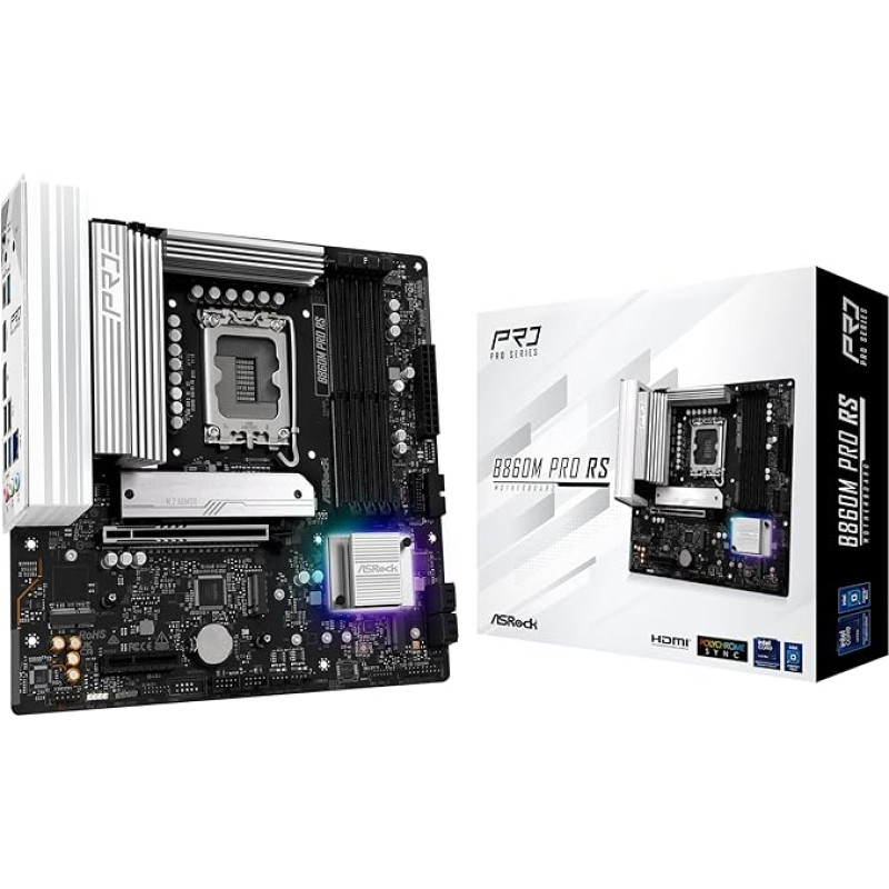 ASRock B860M Pro RS 1851 mATX HDMI/DP DDR5