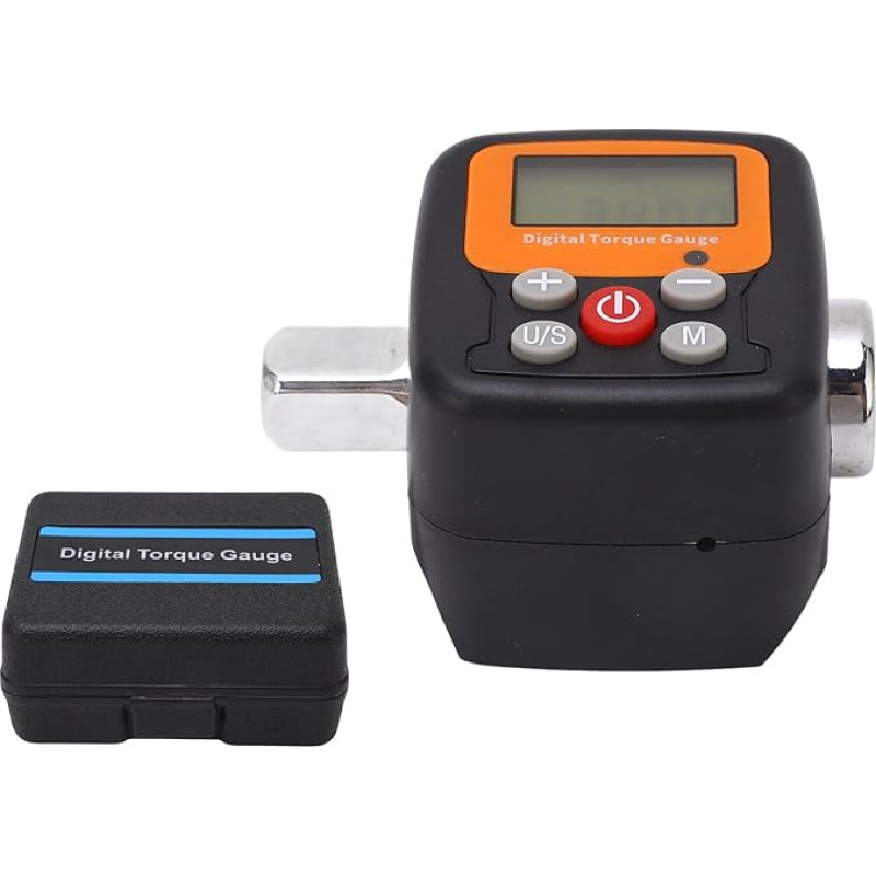 Digitales Torsionsmessgerät 1/2 10,2340 Nm Messgerät Tester Industrielle Messgeräte mit Hintergrundbeleleuchtung Alarmfunktion Vier-Einheiten-Umrechnung für