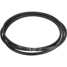 4 Stück A100 Gummiriemen, A-Abschnitt Keilriemen, 259,1 cm Außenumfang x 1,3 cm Breite x 0,8 cm Dicke, industrieller Kraftübertragungsriemen