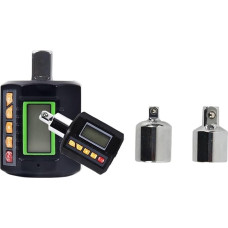 3-teiliger Drehmomentschlüssel-Tester mit Adapter 3-200 N.m Digital Meter Display Kopf Fahrrad Auto Reparatur Fahrrad Bitte(ANC-135 su žalia spalva)