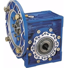 NMRV063 Schneckengetriebe-Drehzahlminderer 90B5 Flansch mit 24 mm Eingangswelle 25 mm Ausgangsbohrung Metallgetriebe