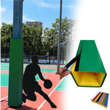 Keturvietis stangų laikiklis, 4 sėdimų vietų, krepšinio kilimėlis-šachmatinis laikiklis, 1,5 m aukščio lauko krepšys/garažas, langlebig zum Schutz (grün, hoch 1,3 m x 1,5 cm)