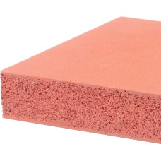 Silikono putų kempinė Plokštė Plokštė Plokštė Atsparus karščiui izoliacinis sandarinimo apklotas karšto įspaudimo mašinai Max 260-280°C, raudona (1000x1200x8mm)