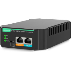 LINOVISION pramoninis POE++ inžektorius, 95W, 10G BT, IEEE802.3af/at/bt, AC 100-240V įėjimas