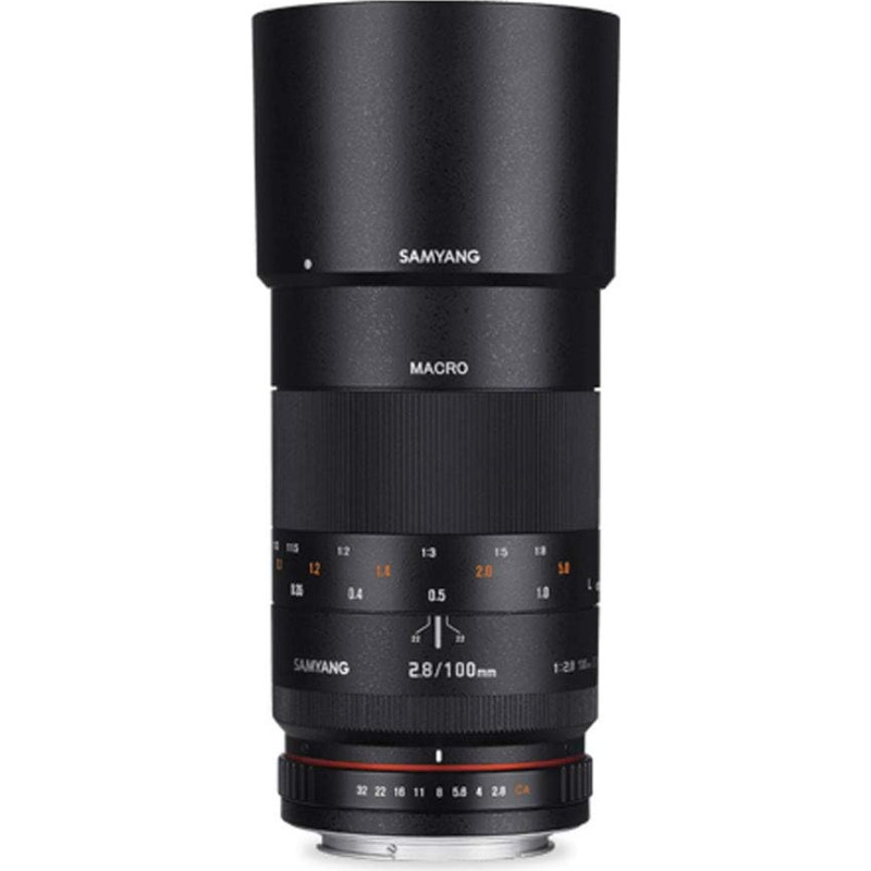 Samyang 100 mm F2.8 objektyvas, skirtas prijungimui