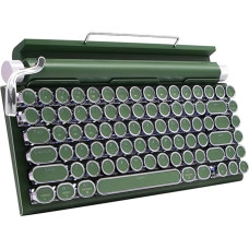 Retro rašomosios mašinėlės klaviatūra, 83 klavišų karšto keitimo mechaninė klaviatūra, 