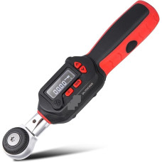 Elektroninis dinamometrinis raktas Skaitmeninis ekranas Reguliuojamas didelio tikslumo iš anksto nustatytas mini dinamometrinis raktas dviračio automobilio padangai (DL170030S 3-30N.m)