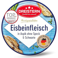 DREISTERN Ice Bone Meat in Fine Aspic 200 g I Without Bacon and Rind I Hearty Specialty in Recyclable Canning I Long Shelf Life Thanks to Natural Preservation I Homemaker Quality