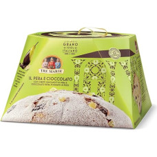 Tre Marie Panettone Pera e Cioccolato Christmas Cake with Candied Pear Cubes and Dark Chocolate 930g