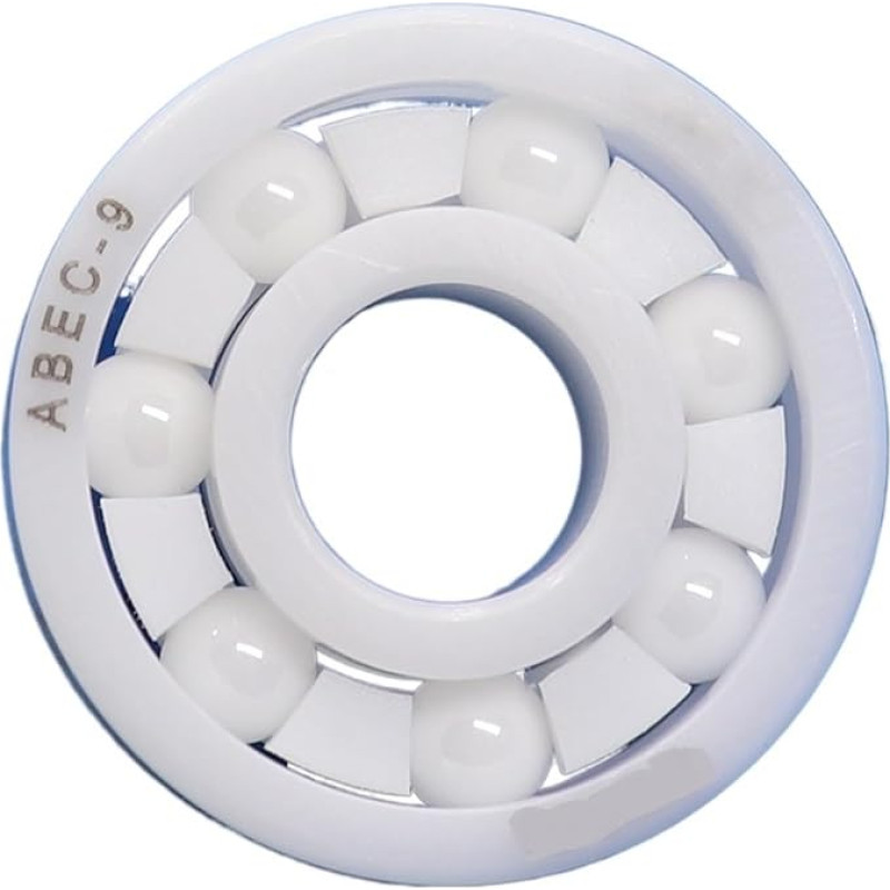 CYHROO RHAIYAN 604 pilnaviduris keraminis guolis (1 pakuotė), 4 x 12 x 4 mm, ABEC-9 ZrO2 medžiaga, 604CE pilnaviduris cirkonio keramikos rutulinis guolis, specifinis