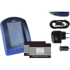 2 akumuliatoriai, USB tinklo įkroviklis / automobilinis įkroviklis, skirti FXDC02 Full Coded HD Ghost ir Drift Ghost S