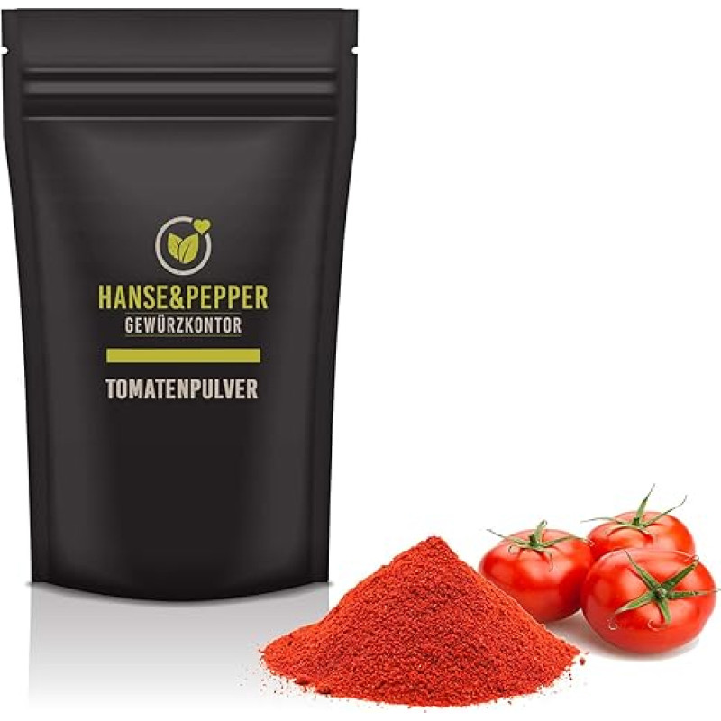 Hanse&Pepper Gewürzkontor Gourmet serijos pomidorų milteliai prieskoniai džiovinti natūralūs 250 g