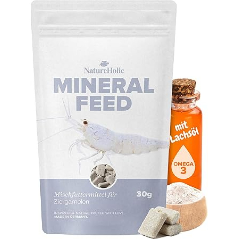 Natural Eholic Mineral Feed krevečių maistas - 30g (Mineralboost krevetėms - padeda išvengti užkietėjimo)