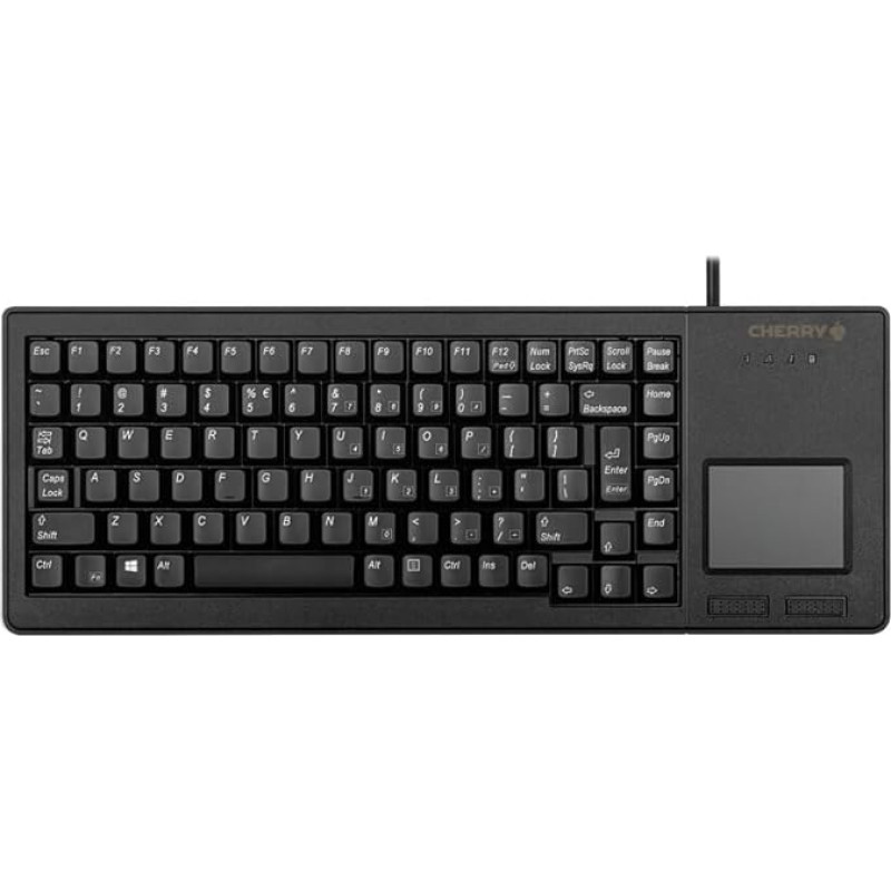 CHERRY G84-5500 Kompaktiška XS USB jutiklinė klaviatūra - juoda