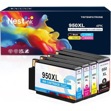 950XL 951XL rašalo kasetės (1 juoda, 1 žydra, 1 purpurinė, 1 geltona), skirtos HP 950 xl/951xl Multipack Suderinama su HP Officejet pro 8600 rašalo kasete 8620, 8100, 8610, 8616, 8615 spausdintuvui