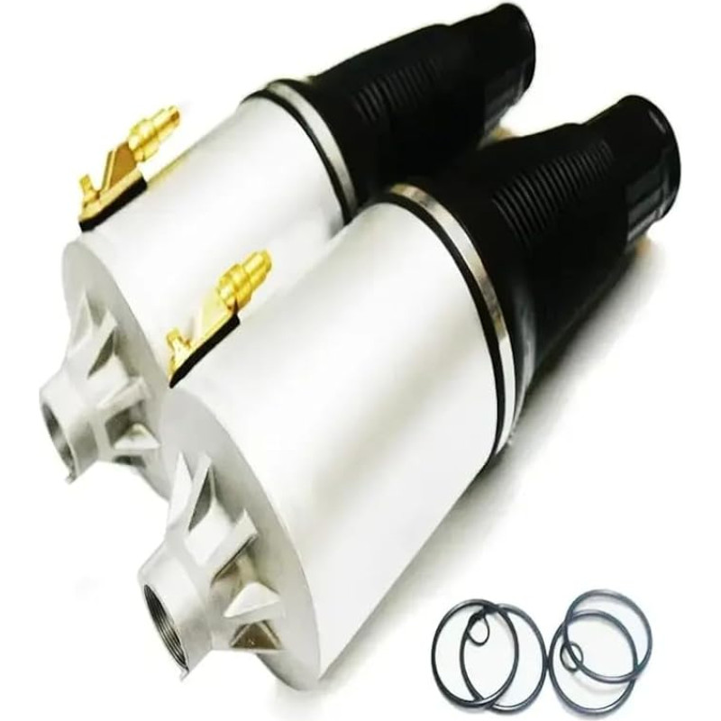 2 Stück vordere linke und rechte Luftfederfeder kompatibel mit A8 40E0616040 4E0616040AF 4E0616039 4E0616039AF Luftfeder-Ersatzteile