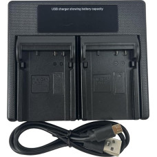 USB įkroviklis, skirtas LP-E8, LC-E8, LC-E8C, LC-E8E, tinka EOS Rebel T2i, T3i, T4i, T5i, 550D, 600D, 650D, 700D, Kiss X4, X5, X6i, X7i