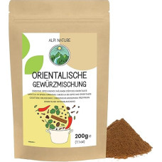 Alpi Nature Oriental Spices 200 g Oriental Spice Mix, Indian Spice for Curry, Stews, Soups and Marinades