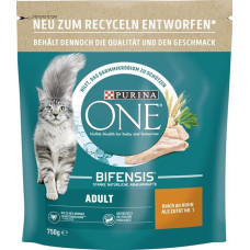 PURINA One Adult Rich in Chicken sausas kačių maistas 750 g maišelis