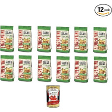 Fiorentini SI&NO Mini Gallette con Legumi 80 g Mini kukurūzų pyragas su ankštinėmis daržovėmis 12 x 80 g + Itališka gurmaniška polpa 400 g