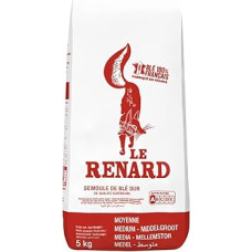 LE RENARD kietųjų kviečių manų kruopos - 5 kg maišas | Idealiai tinka kuskusui ir Viduržemio jūros regiono receptams